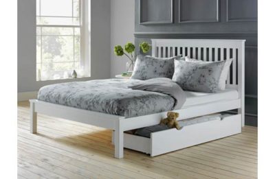 Collection Aspley Kingsize Bed Frame - White.